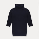 REPOSE AMS knit cowl sweater classic blue - Pulu 