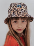 REPOSE AMS bucket hat leopard glitch