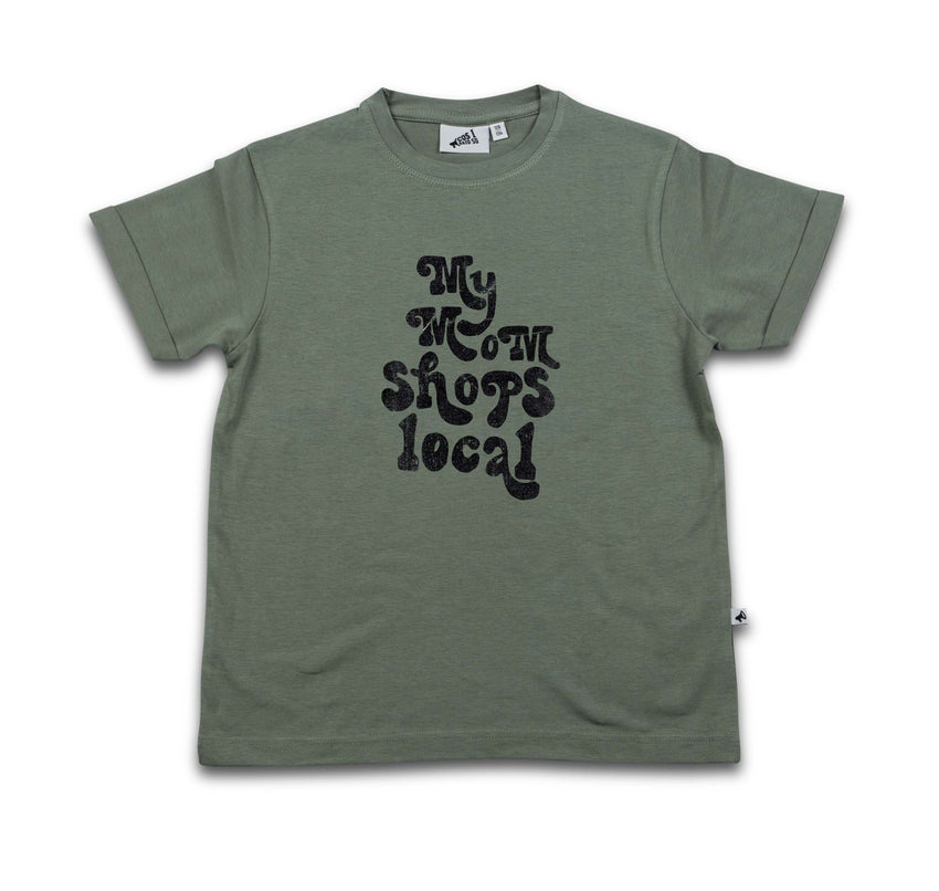 COS I SAID SO my mom shops local ss t-shirt agave green - Pulu 