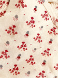 KONGES SLOEJD newborn body vintage floral red