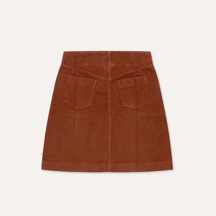 REPOSE AMS a-line skirt strong chestnut - Pulu 