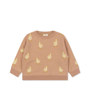 KONGES SLOEJD lapis knit blouse maple sugar duckling