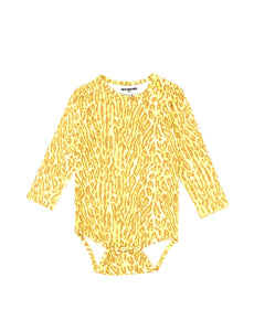 WILDKIND KIDS lizzie body ls leopard yellow - Pulu 
