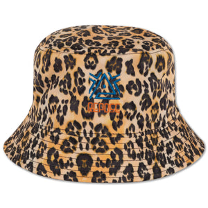 REPOSE AMS bucket hat leopard glitch