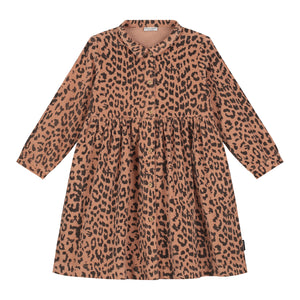 DAILY BRAT brooke leopard corduroy dress hazel