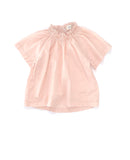 LONG LIVE THE QUEEN smock blouse blush